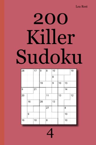 200 Killer Sudoku 4 200 Killer Sudoku 4 von udv