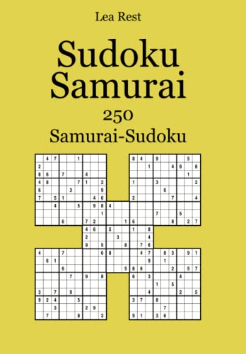 Sudoku Samurai: 250 Samurai-Sudoku von udv