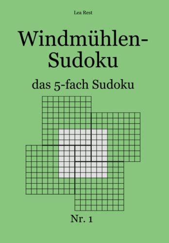 Windmühlen-Sudoku: das 5-fach-Sudoku Nr. 1 von udv