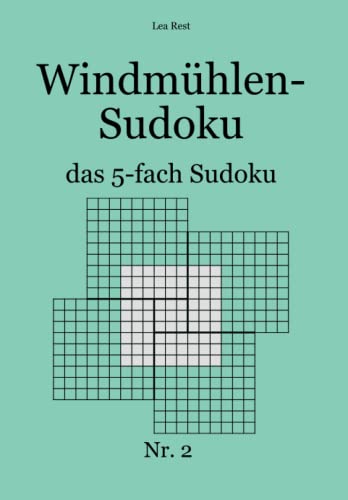 Windmühlen-Sudoku: das 5-fach-Sudoku Nr. 2 von udv