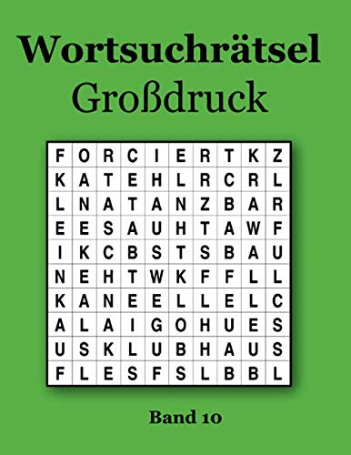 Wortsuchrätsel Großdruck Band 10 von udv