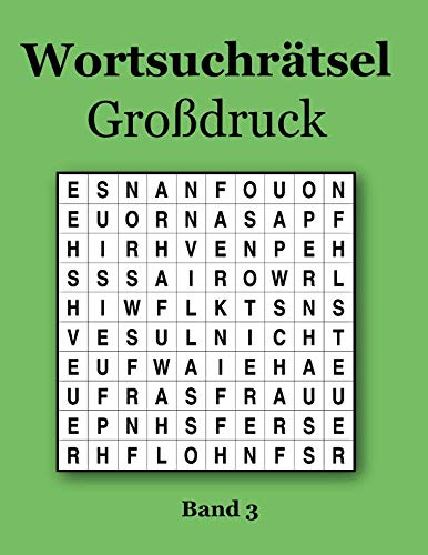 Wortsuchrätsel Großdruck Band 3