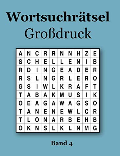 Wortsuchrätsel Großdruck Band 4