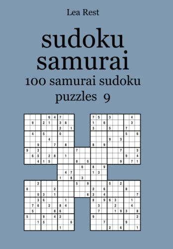 sudoku samurai: 100 samurai sudoku puzzles 9 von udv