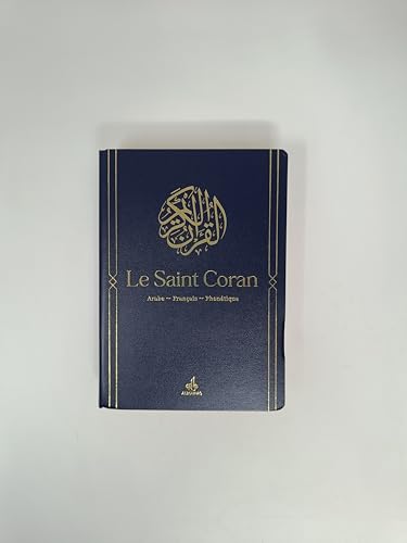 Saint Coran Arabe français phonétique souple (13 x 17 cm) - Bleu nuit von albouraq editions