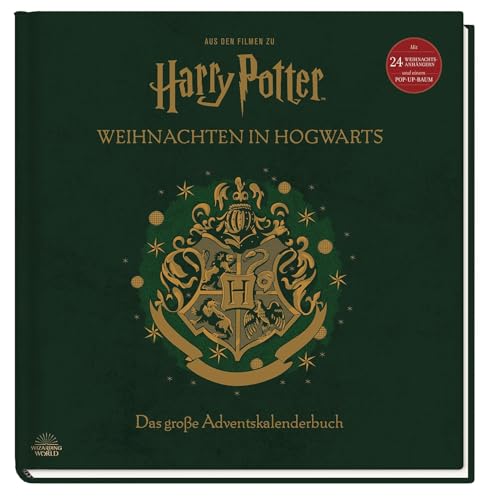 Aus den Filmen zu Harry Potter: Weihnachten in Hogwarts: Das große Adventskalenderbuch: Mit 24 Weihnachtsanhängern und einem Pop-Up-Baum Aus den Filmen zu Harry Potter: Weihnachten in Hogwarts: Das große Adventskalenderbuch: Mit 24 Weihnachtsanhängern und einem Pop-Up-Baum