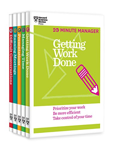 HBR Essential 20-Minute Manager Collection (5 Books) (HBR 20-Minute Manager Series): Getting Work Done / Managing Time / Presentations / Running Meetings / Difficult Conversations von Harvard Business Review Press