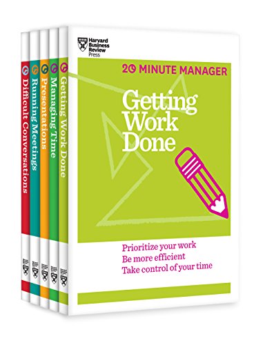 HBR Essential 20-Minute Manager Collection (5 Books) (HBR 20-Minute Manager Series): Getting Work Done / Managing Time / Presentations / Running Meetings / Difficult Conversations von Harvard Business Review Press