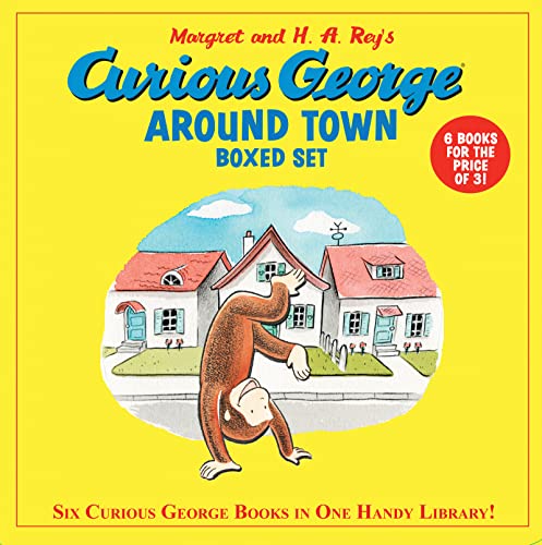 Curious George Around Town Boxed Set (Box of Six Books): 6 Favorite 8x8s!