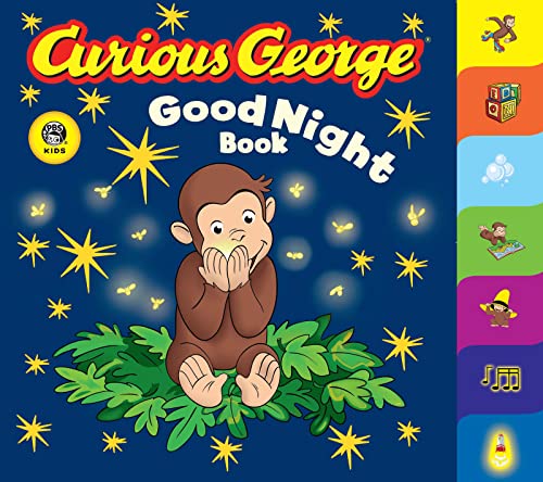 Curious George Good Night Book (CGTV Tabbed Board Book) von Houghton Mifflin