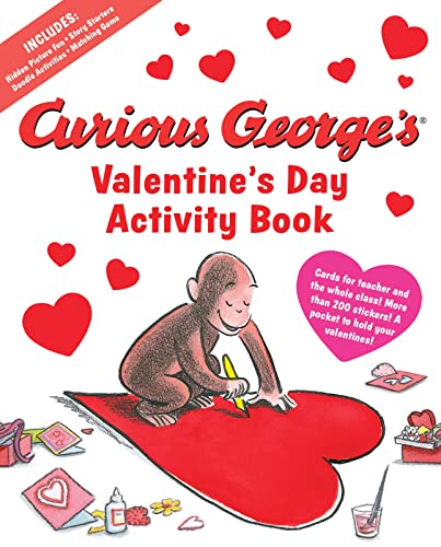 Curious George's Valentine's Day Activity Book: A Valentine's Day Book For Kids