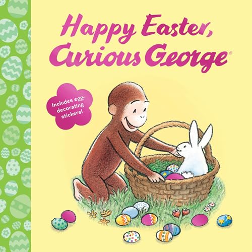 Happy Easter, Curious George: Includes Egg-Decorating Stickers for Interactive Fun von Clarion