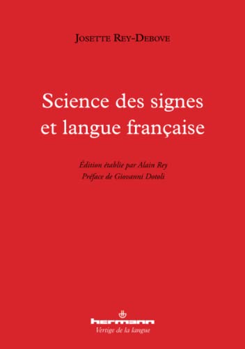 Science des signes et langue française (HR.VERTIG.LANGU)