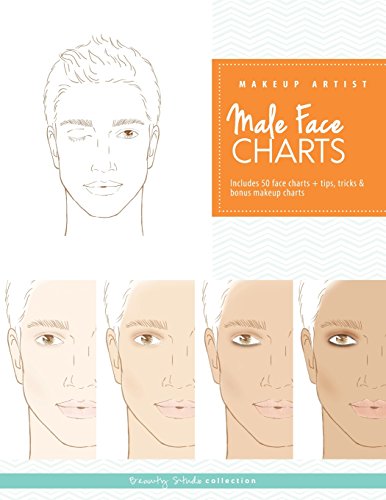 Makeup Artist Male Face Charts (The Beauty Studio Collection)