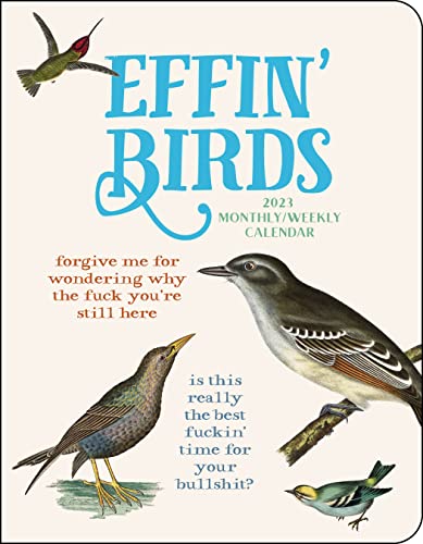 Effin' Birds 12-Month 2023 Monthly/Weekly Planner Calendar von Andrews McMeel Publishing