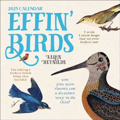 Effin' Birds 2025 Wall Calendar von Andrews McMeel Publishing