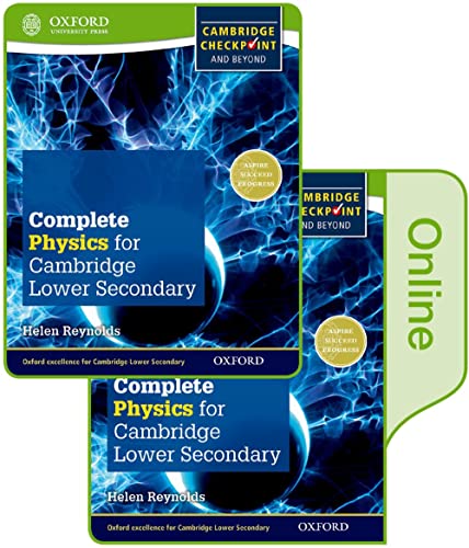 Complete Physics for Cambridge Lower Secondary + Online Student Book: Print and Online Student Book (First Edition) (Cie Checkpoint)