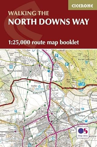 North Downs Way Map Booklet (Cicerone guidebooks)