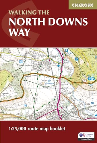 North Downs Way Map Booklet (Cicerone guidebooks)