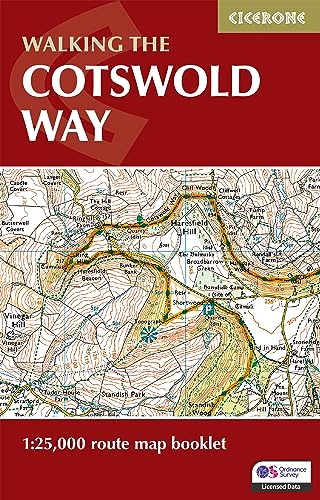 The Cotswold Way Map Booklet: 1:25,000 OS Route Mapping (Cicerone guidebooks) von Cicerone Press Limited