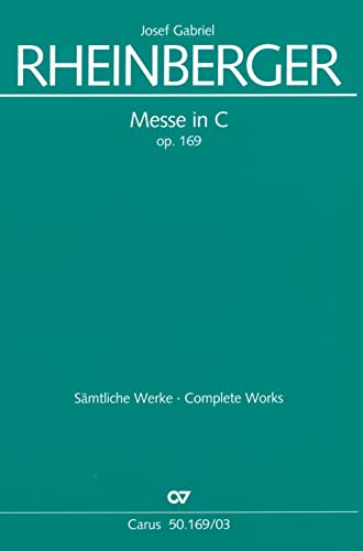 Missa in c (Klavierauszug): op. 169, 1891