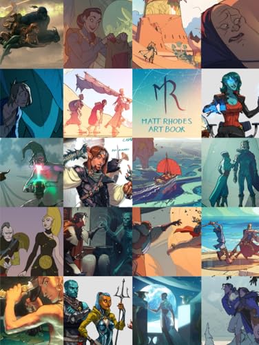 Matt Rhodes Art Book: Decades of drawing stories. von Independently published
