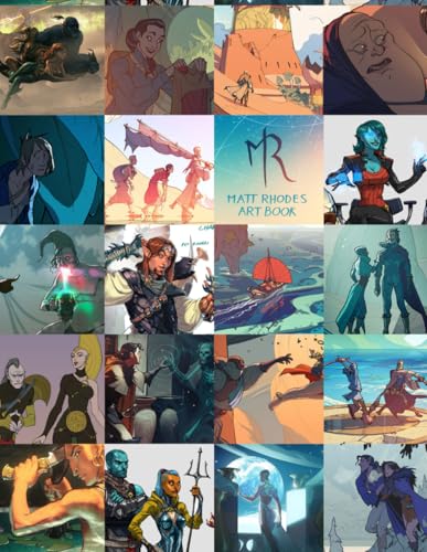 Matt Rhodes Art Book: Decades of drawing stories. von Independently published