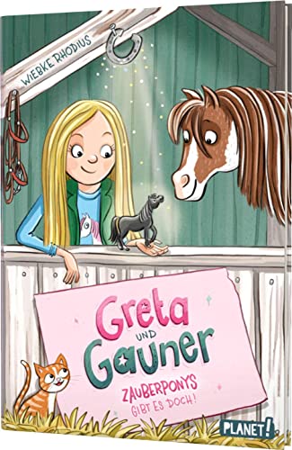 Greta und Gauner 1: Zauberponys gibt es doch!: Magische Pony-Geschichte für Mädchen ab 7 Jahren, mit Glitzer-Folie auf dem Cover (1)