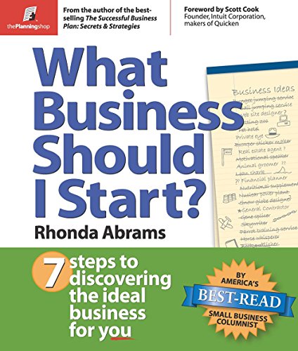 What Business Should I Start?: 7 Steps to Discovering the Ideal Business for You von Planning Shop