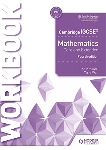 Cambridge IGCSE Mathematics Core and Extended Workbook: Hodder Education Group von Hodder Education Group