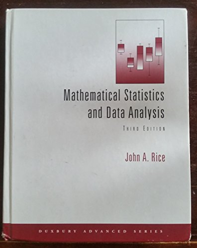 Mathematical Statistics and Data Analysis [With CDROM] (Duxbury Advanced) von Cengage Learning