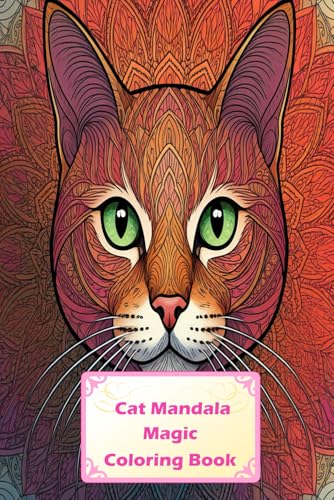 Cat Mandala Magic: Adult Coloring Journey: Premium Cat Designs with Complex Geometric Patterns (Coloring Pages) von Independently published