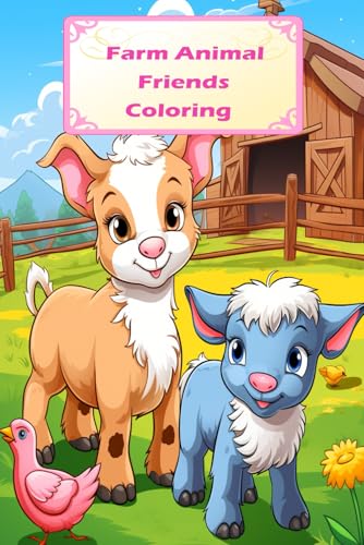 Farm Animal Friends: A Barnyard Collection: My First Big Book of Easy Educational Coloring Pages of Animal for Boys & Girls, Toddler, Little Babys, ... Designs Perfect for Little Hands Ages 2-5 Farm Animal Friends: A Barnyard Collection: My First Big Book of Easy Educational Coloring Pages of Animal for Boys & Girls, Toddler, Little Babys, ... Designs Perfect for Little Hands Ages 2-5 von Independently published