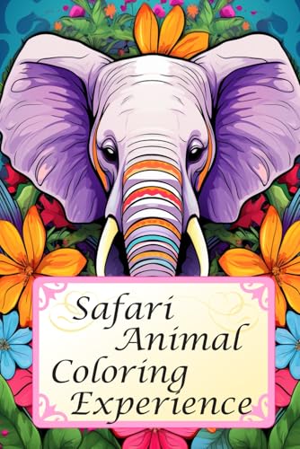 Savanna Sketches: A Safari Animal Coloring Experience: Large Print Safari Animals with Intricate Patterns for Adults & Teens (Coloring Pages) von Independently published