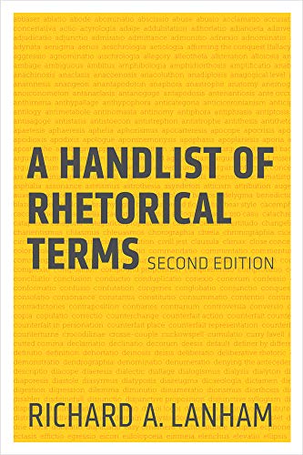 A Handlist of Rhetorical Terms von University of California Press