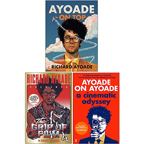 Richard Ayoade Collection 3 Books Set (Ayoade On Top [Hardcover], The Grip of Film, Ayoade on Ayoade) - Richard Ayoade