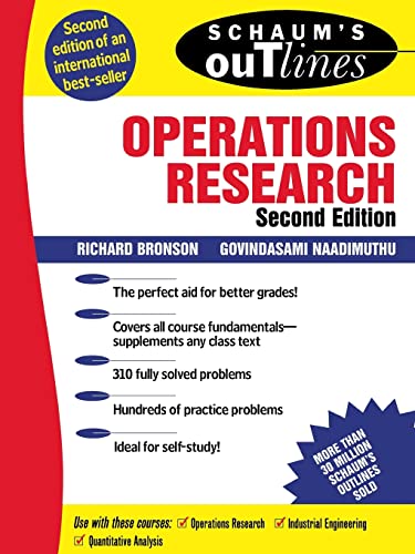 Schaum's Outline of Theory and Problems of Operations Research (Schaum's Outlines)