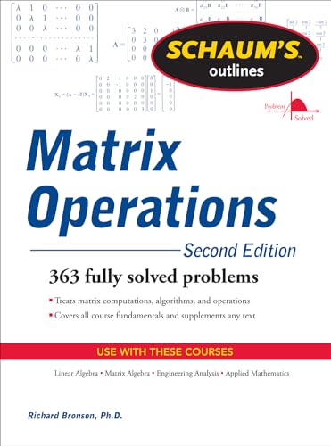 Schaum's Outline of Matrix Operations (Schaum's Outlines) von McGraw-Hill Education