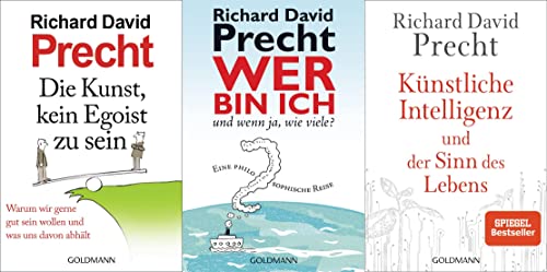 Richard David Precht 3 Titel im Set + 1 exklusives Postkartenset