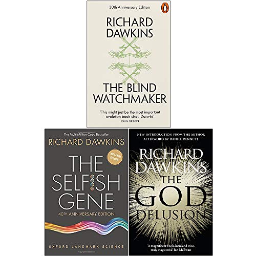 Richard Dawkins 3-Bücher-Sammlungsset (Der blinde Uhrmacher, Das egoistische Gen, Der Gotteswahn)