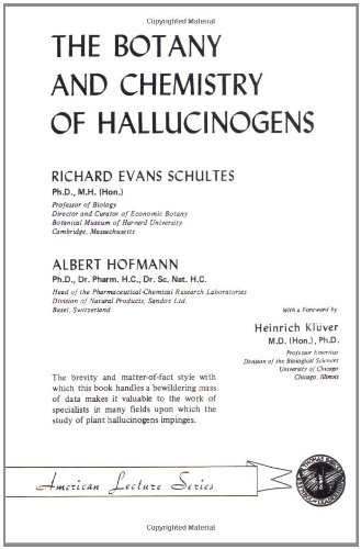 The Botany and Chemistry of Hallucinogens (American Lecture Series) von Charles C. Thomas Publisher