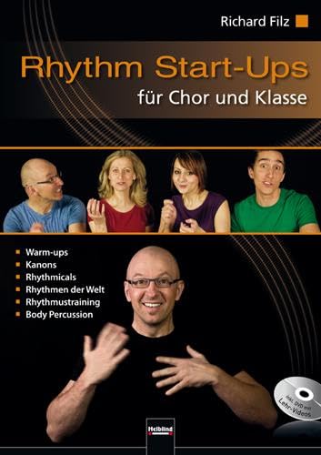 Rhythm Start-Ups für Chor und Klasse: inkl. DVD mit Lehr-Videos