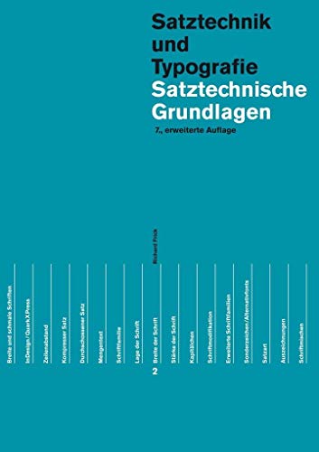 Satztechnische Grundlagen (Lehrmittel zur visuellen Gestaltung) von Triest Verlag