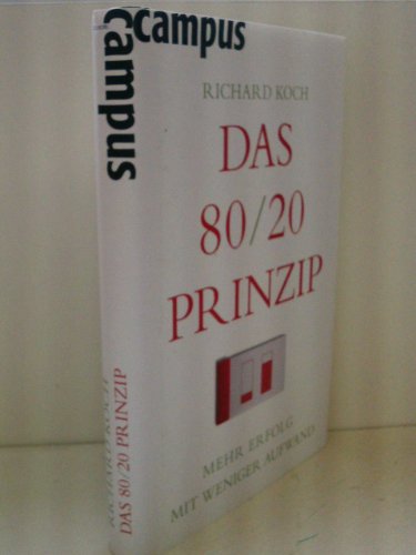Das 80/20 Prinzip: Mehr Erfolg mit weniger Aufwand Das 80/20 Prinzip: Mehr Erfolg mit weniger Aufwand