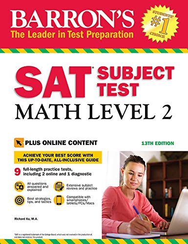 SAT Subject Test: Math Level 2 with Online Tests (Barron's Test Prep) von Barrons Educational Series