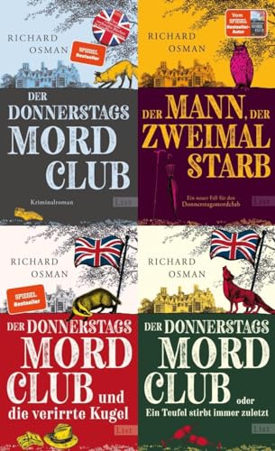 Der Donnerstagsmordclub Band 1-4 plus 1 exklusives Postkartenset