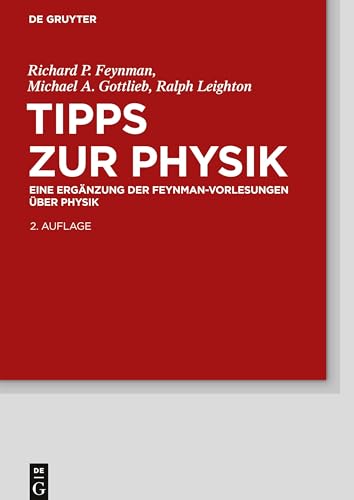 Tipps zur Physik: Eine Ergänzung (De Gruyter Studium) von Walter de Gruyter