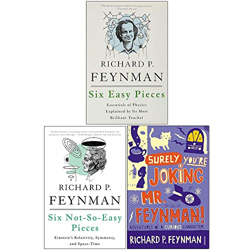 Grehge an Collection 3 Books Set (Six Easy Pieces, Six Not-so-Easy Pieces, "Surely You're Joking, Mr. Feynman!")