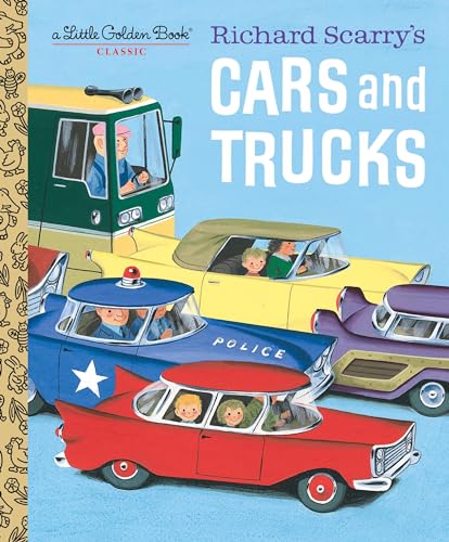 Richard Scarry's Cars and Trucks (Little Golden Book)