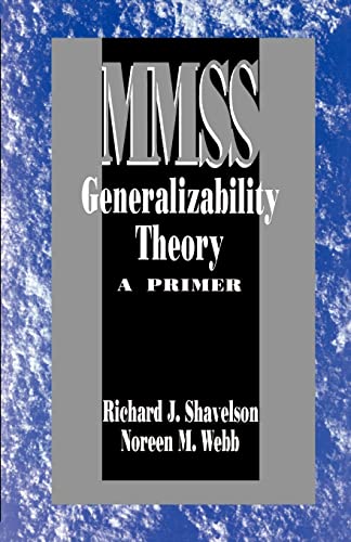 Generalizability Theory: A Primer (Measurement Methods for the Social Sciences Series, Band 1)